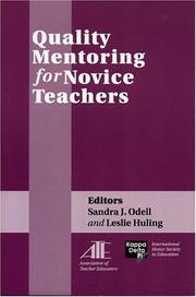 Cover of: Quality Mentoring for Novice Teachers