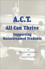 A.C.T by Marjorie T. Goldstein, Susan H. Kuveke