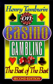 Cover of: Henry Tamburin on Casino Gambling - The Best of The Best