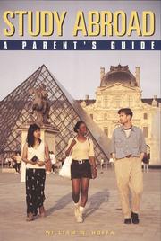 Cover of: Study abroad: a parent's guide : for parents of college and university students contemplating a study abroad experience