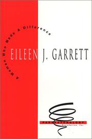 Cover of: Eileen J. Garrett : A Woman Who Made a Difference