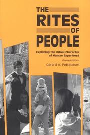 Cover of: The rites of people by Gerard A. Pottebaum