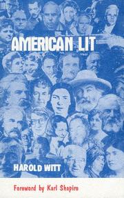 American lit by Harold Witt