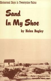 Cover of: Sand in my shoe: homestead days in Twentynine Palms