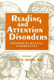 Cover of: Reading and Attention Disorders:  Neurobiological Correlates