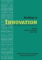 Cover of: Readings in innovation