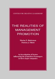 Cover of: The realities of management promotion