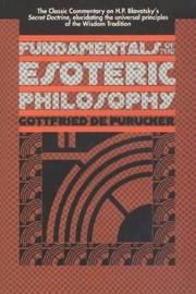 Cover of: Fundamentals of the esoteric philosophy