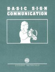 Cover of: Basic Sign Communication: Student Materials
