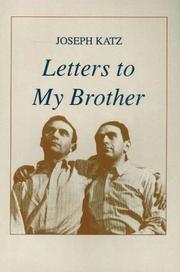 Cover of: Letters to My Brother