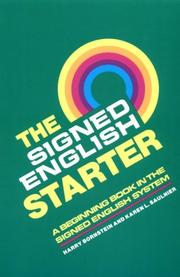 Cover of: The signed English starter