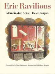 Cover of: Eric Ravilious: memoir of an artist