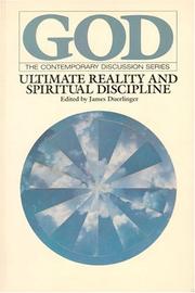 Cover of: Ultimate reality and spiritual discipline