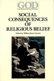 Cover of: Social consequences of religious belief