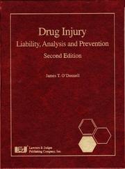 Cover of: Drug Injury by James T. O'Donnell