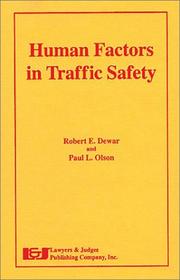 Cover of: Human Factors in Traffic Safety