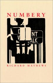 Cover of: Numbery: poems