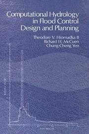 Cover of: Computational hydrology in flood control design and planning