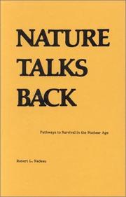 Cover of: Nature talks back | Robert Nadeau
