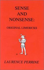 Cover of: Sense and nonsense: original limericks