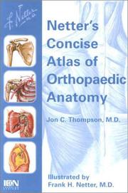 Cover of: Netter's concise atlas of orthopaedic anatomy