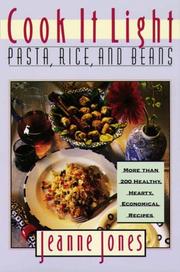 Cover of: Cook It Light: Pasta, Rice, and Beans