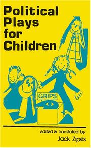 Cover of: Political Plays for Children: the Grips Theater of Berlin