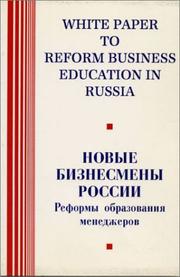 Cover of: Novye biznesmeny Rossii by [edited by Gayle R. Teicher and Alan D. Weinberger ; Russian translation by Alexandra Sokolinskaya].