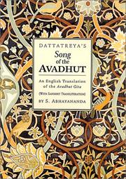 Cover of: Dattatreya's song of the Avadhut