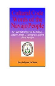 Cover of: CULTURAL CODE WORDS OF THE NAVAJO PEOPLE