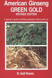 Cover of: American ginseng by W. Scott Persons