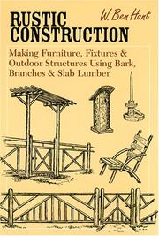 Cover of: Rustic Construction by W. Ben Hunt