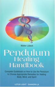 Cover of: Pendulum Healing Handbook