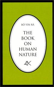 The Book on Human Nature by Bo Yin Ra