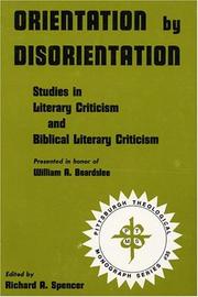 Cover of: Orientation by Disorientation by 