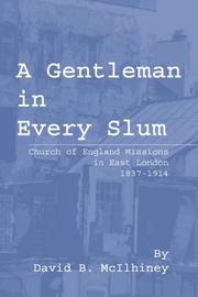 Cover of: A gentleman in every slum by David Brown McIlhiney