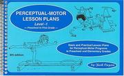 Cover of: Perceptual-Motor Lesson Plans, Level 1 by Jack Capon, Frank Alexander