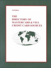 Cover of: Directory of Mastercard and Visa Credit Card Sources (Directory of Mastrcard and Visa Credit Card Sources)