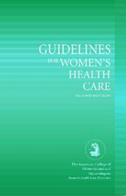 Cover of: Guidelines for Women's Health Care