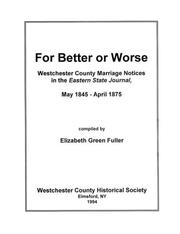 Cover of: For better or worse | Elizabeth Green Fuller