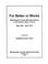 Cover of: For better or worse