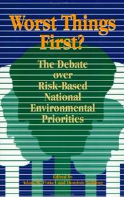 Cover of: Worst Things First?: The Debate over Risk-Based National Environmental Priorities (RFF Press)