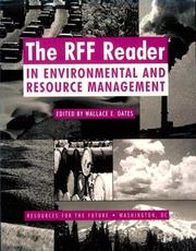 Cover of: The RFF reader in environmental and resource management by edited by Wallace E. Oates.