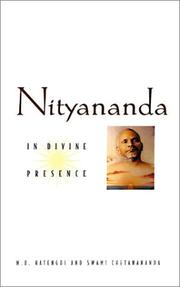 Nityananda by Swami Chetanananda, M.U. Hatengdi