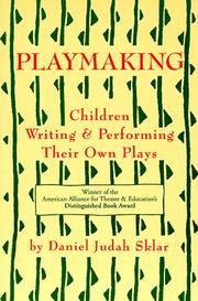 Cover of: Playmaking by Daniel Judah Sklar
