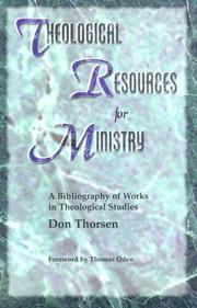 Cover of: Theological resources for ministry: a bibliography of works in the theological studies