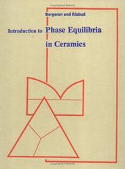 Cover of: Introduction to Phase Equilibria in Ceramics | Clifton G. Bergeron