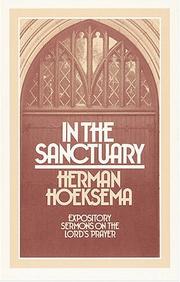 Cover of: In the sanctuary: expository sermons on the Lord's prayer