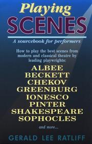 Cover of: Playing scenes: a sourcebook for performers