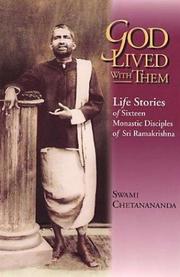 Cover of: God Lived With Them by Swami Chetanananda